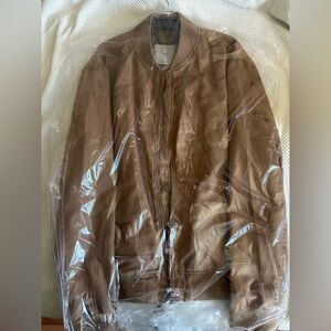 Tan Bomber Jacket